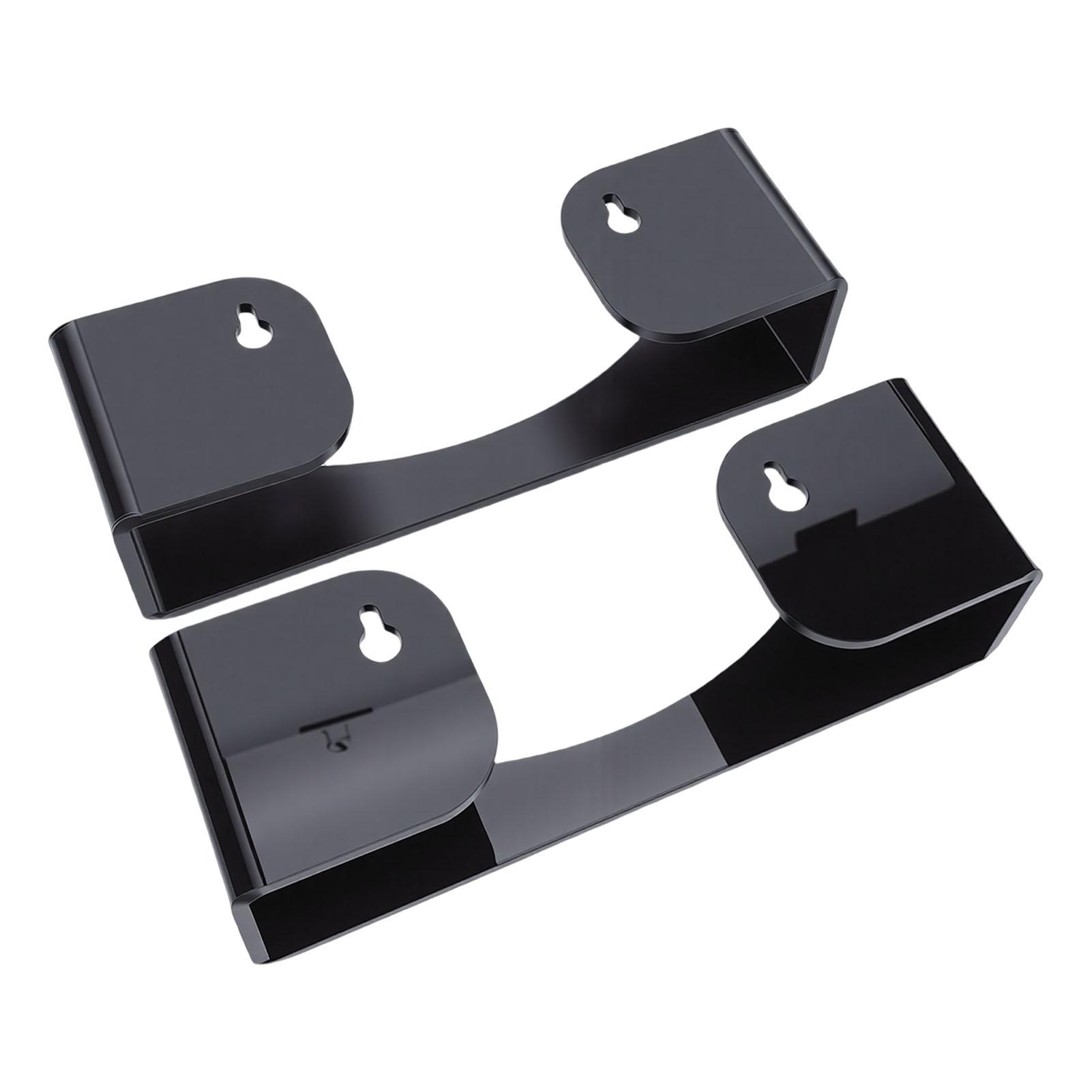 

2pcs Hat Wall Racks Space Saving Acrylic Wall Mounted Hat Storage Organizers for Baseball Caps Black