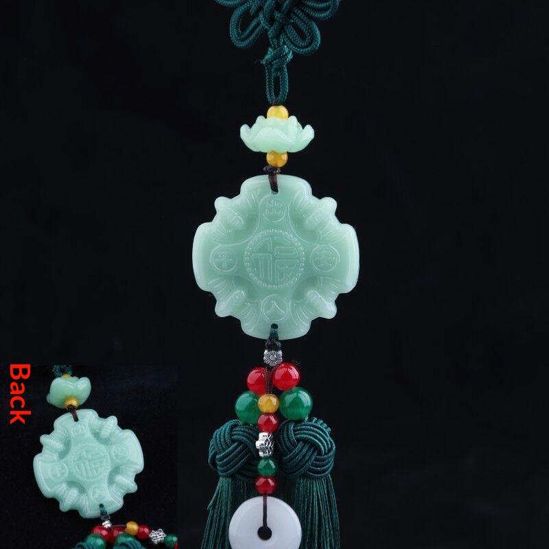 1Pc Chinese Luck Car Accessory Rearview Mirror Pendant Suitable For For Asian Culture Decor & Driving Amulet