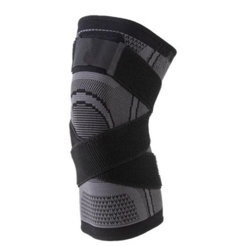 Sports Knee Pads  Eight-character Straps Pressurized New Nylon Breathable Basketball Football Volleyball Brace Protector BandageElastic and Breathable