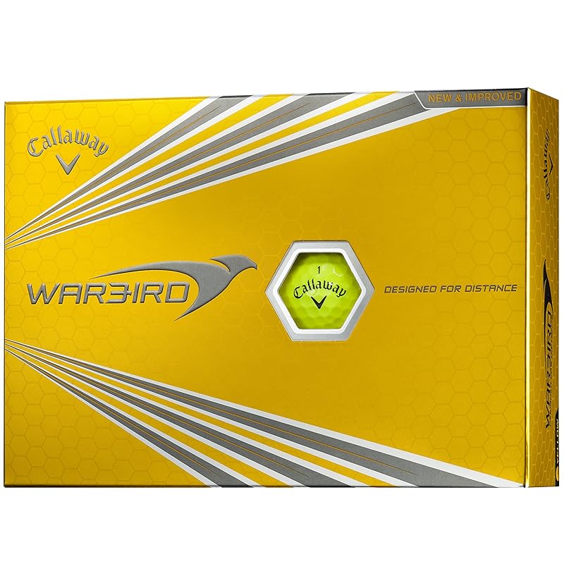 

Callaway golf ball WARBIRD YLW 2017 1 dozen (12 pieces) 2 pieces yellow