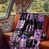 Princess Crown 18Th Birthday Blanket Personalized Name Soft Comfortable Stylish Blanket Car Blanket Perfect For Travel Camping Outdoor Home Suitable