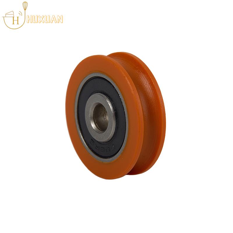 High Quality 6*29*8mm Orange U Groove Bearing U-shaped Bearing Wheel POM Pulley Guide Roller Wheel For Door Window Drawer Pulley