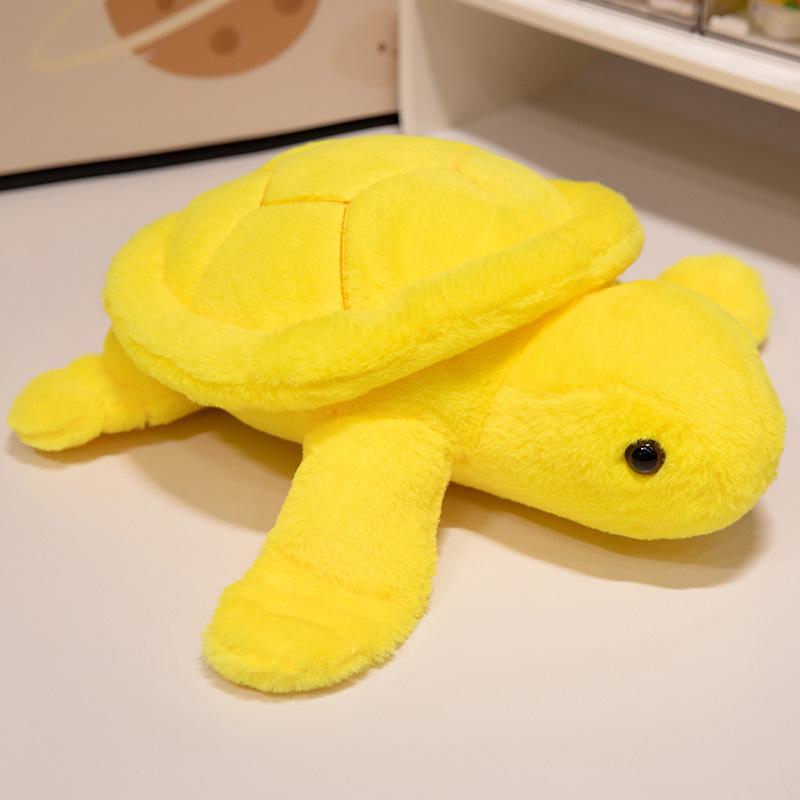 Adorable Soft Turtle Plush Pillow Toy - Small Sea Turtle Doll for Children's Comfort