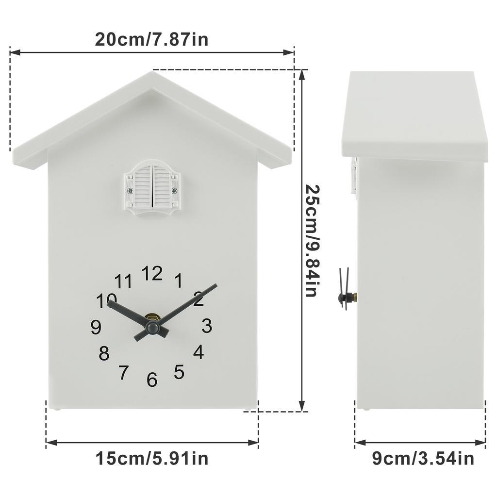 Simple Wall Clock Cuckoo Quartz Wall Clock Modern Bird Living Room Hanging Watch Horologe Clocks Timer Office Home Decoration