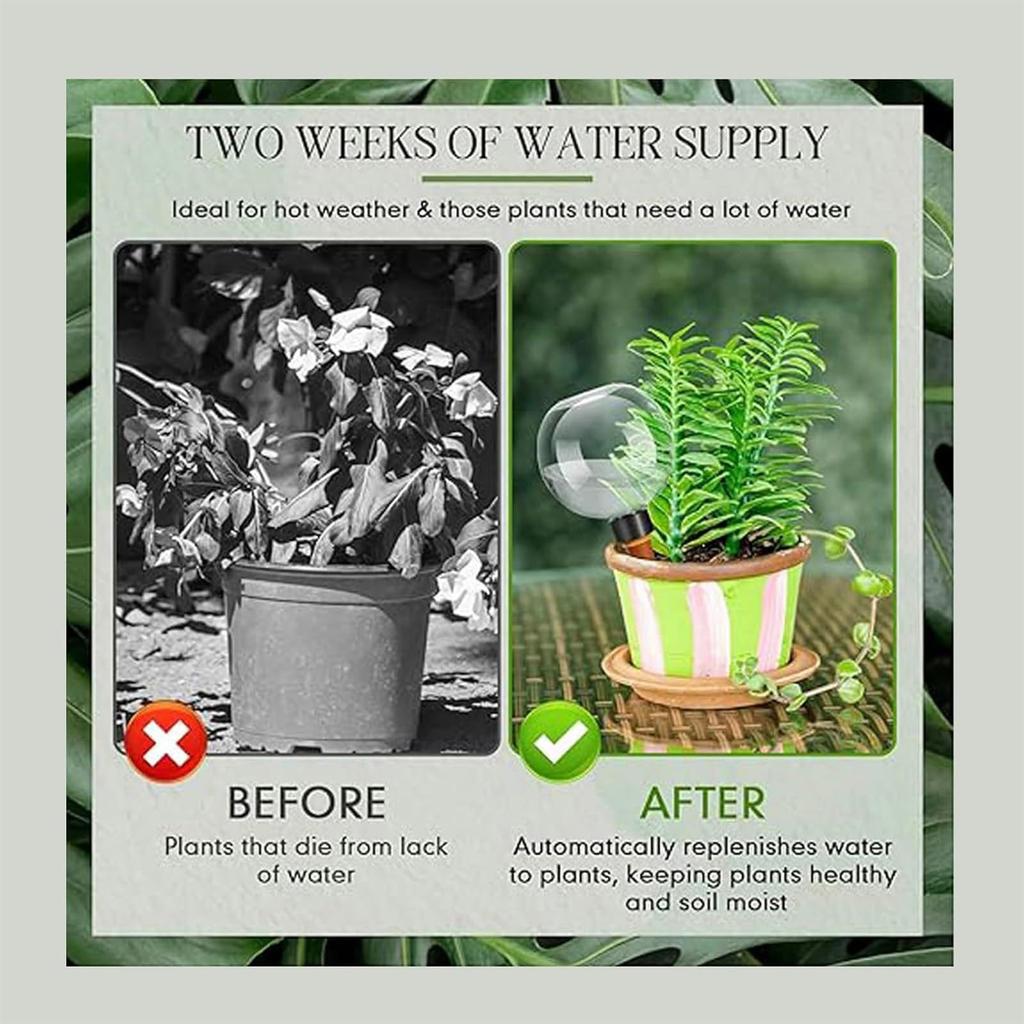 Vnitřní automatická zavlažovací koule, Květináčová zapichovací automatická zavlažovací koule s pomalým uvolňováním a kapkovou regulací pro vnitřní a venkovní rostliny