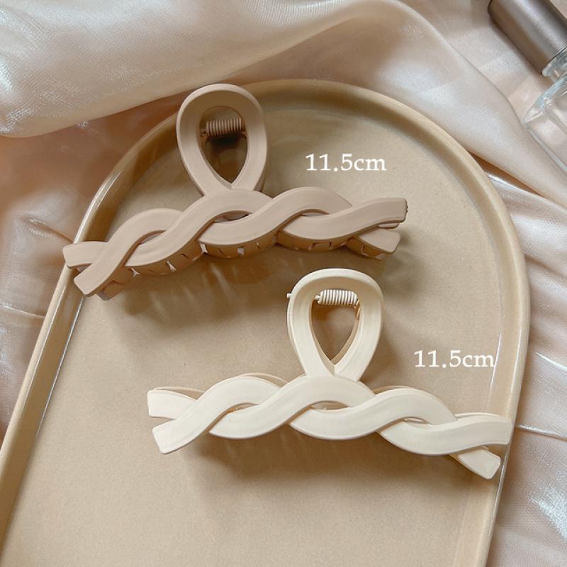 

10 ШТ Нова жіноча модна зажим-кіготь Кавова чорна акрилова велика заколка для волосся Корейська для дівчини Зажим-акула Головні убори Шпилька Аксесуари для волосся