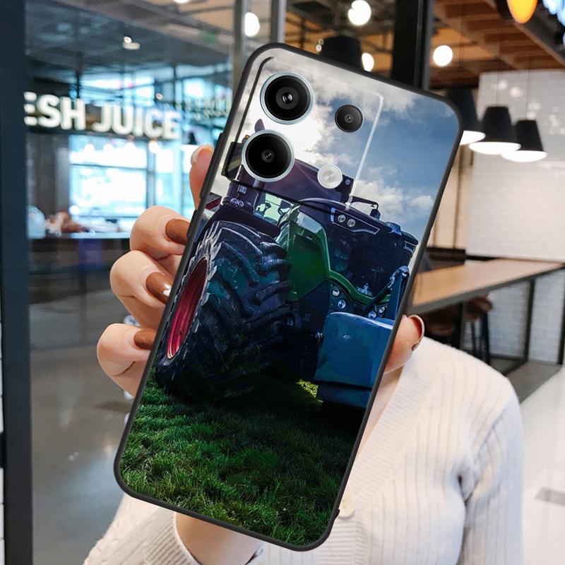 Tractor Car Funda For Xiaomi Redmi Note 13 Pro 12 11 9 10 Pro 12S 11S 10S Redmi 13 12 10C 12C 13C Case