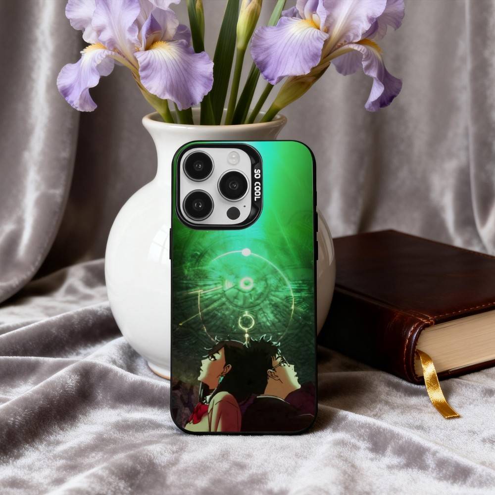 Web Manga D-DAN DA-A DAN-N Phone Case For iPhone17,16,15,14,13,12,11 Plus,Pro Max Black Candy Silver Plated Cover