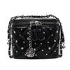 Rhombus chain small bag women's new high-end bright diamond box bag shoulder messenger bag