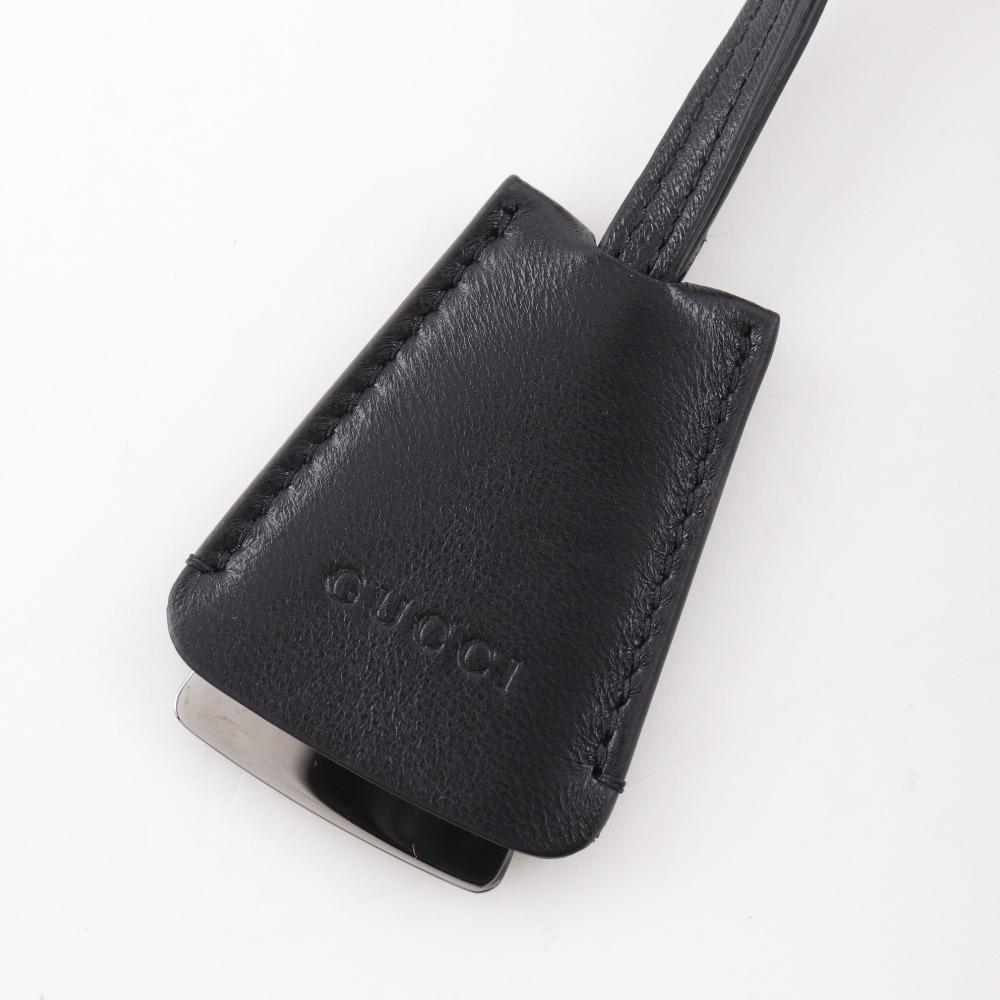 GUCCI Horsebit Slim Small Shoulder Shoulder Bag 774719 GG black denim Women Used