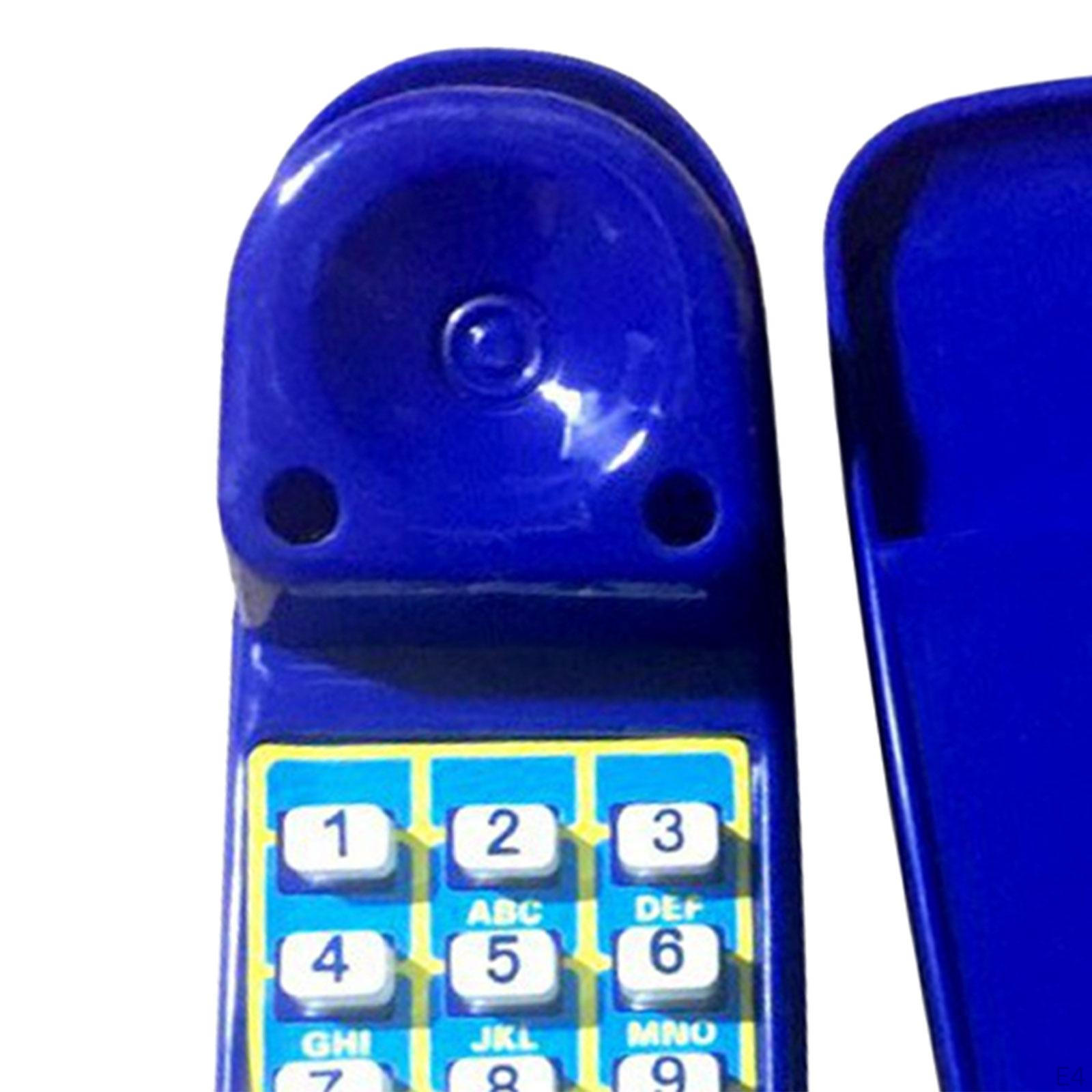 Детский игровой домик-телефон для интерактивного обучения синий — фото 6