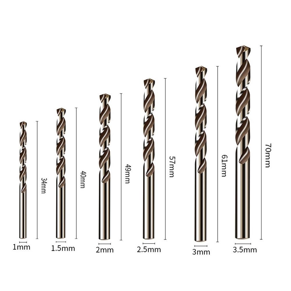 Heat Resistance Drill Bit Kits 1-3.5mm Accessories