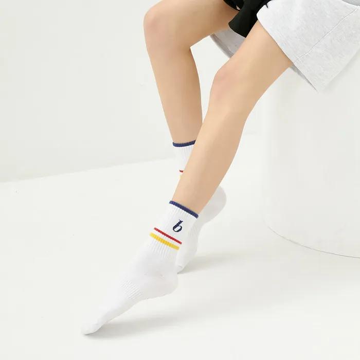 [Banana Sisters] Line B Ribbed Socks_4 colors
