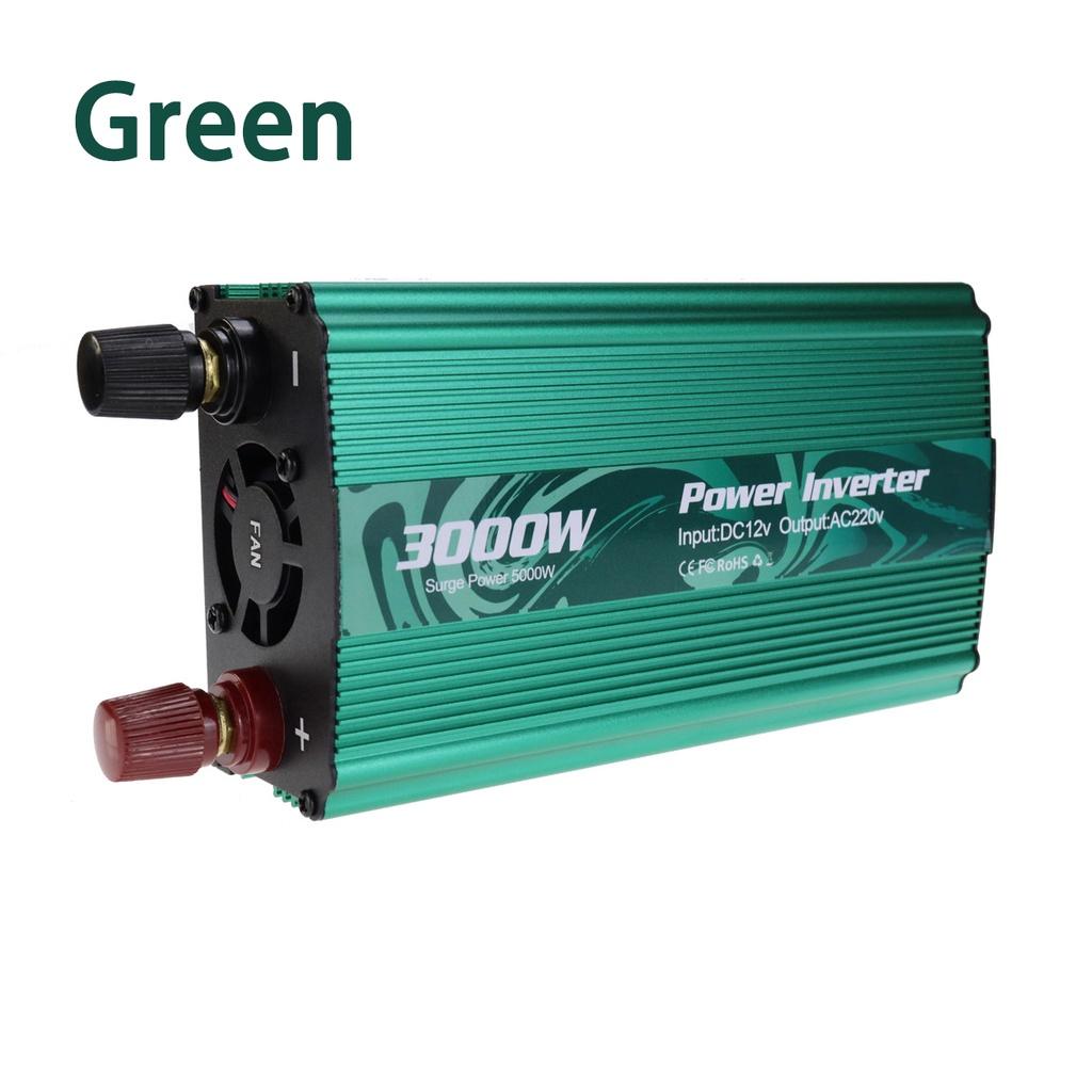 DC12VToAC220V Modified Sine Wave Inverter Voltage Transformer Power Converter Solar Adapter Universal Car Inverter 3000W