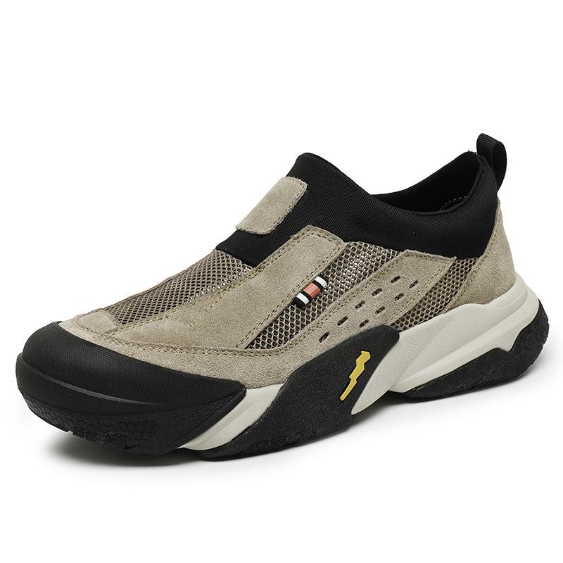 

Men s shoes summer new breathable mesh shoes thin sports shoes casual shoes light breathable mesh shoes soft-soled running shoes 44