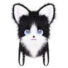 Multifunction Furry Plush Animal Head Backpack Man Woman Kawaii Cute Wearable School Bag Cosplay Cat Fox Headgear