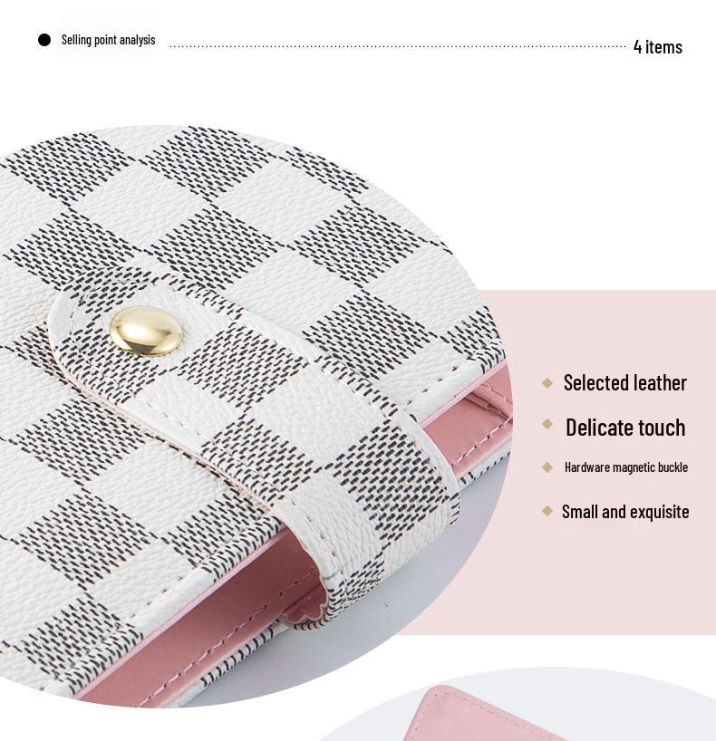 A5 Premium Leather Grid Pattern Binder Journal