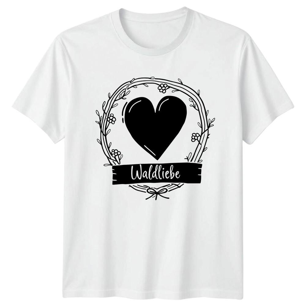 Waldliebe TShirt Woodland Nature Birthday Gift For Him And Her S