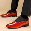 Fashion Men's Dress Shoes Pointed Toe Oxfords Luxury Office Plus Size  Leather Shoes Lace-up Male Wedding Shoe Soft Sole Business Shoes