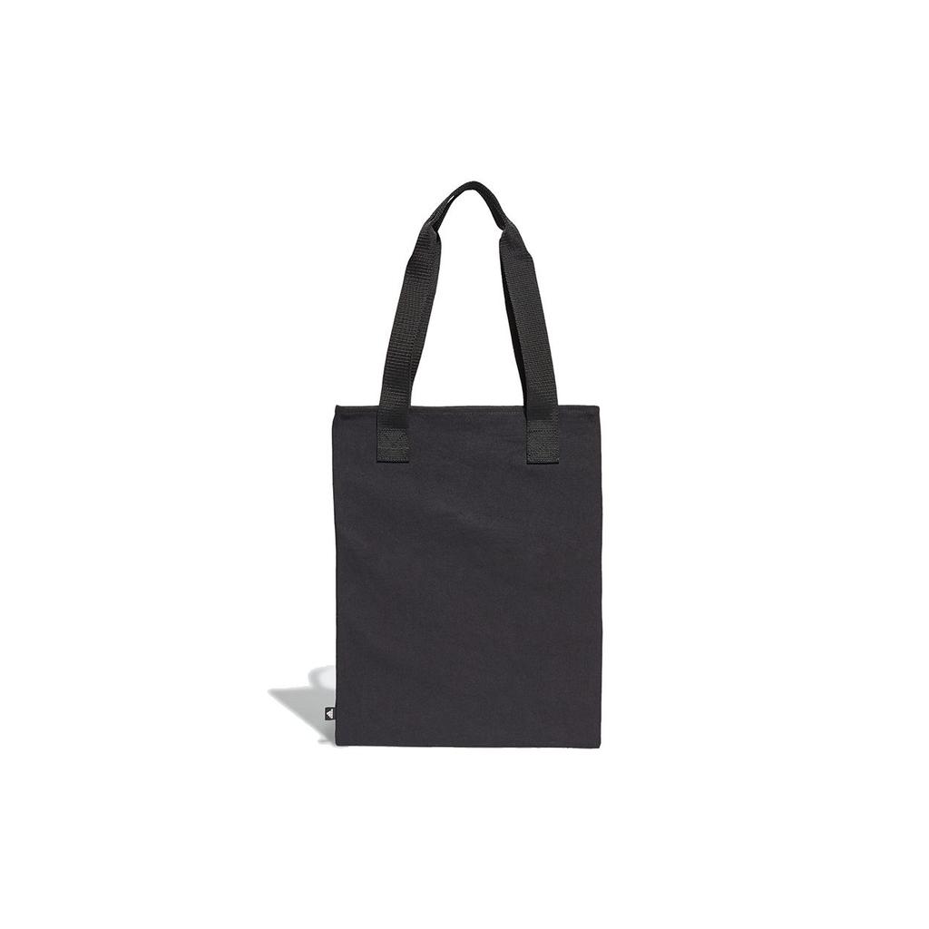 Adidas Canvas Shopper Open Top Tote Bag Unisex Tote Bags Black GT4785