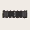 Waist Seal Women's Outer Belt with Dress Waist Lace Decoration Elastic Elastic Wide Belt