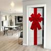 1/2pcs Christmas Door Hanging Bow Decoration Large Red Ribbon Festive Front Door Atmosphere Access for New Year Birthday Decor