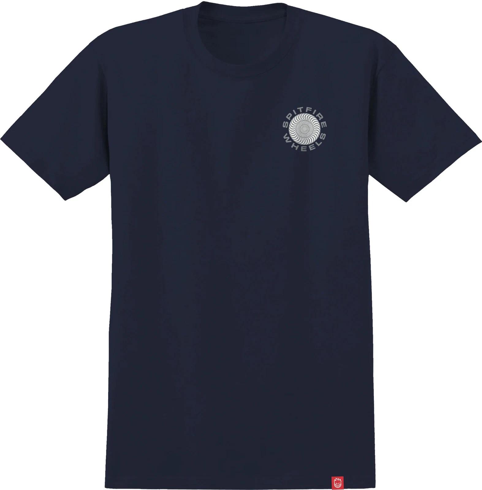 Spitfire Wheels Shirt Classic 87 Swirl Navy/Metallic XL