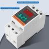 Rail Mount  Voltages & Current Meter with High Brightness LED Power Consumption Analyzers Device for Clear Readings