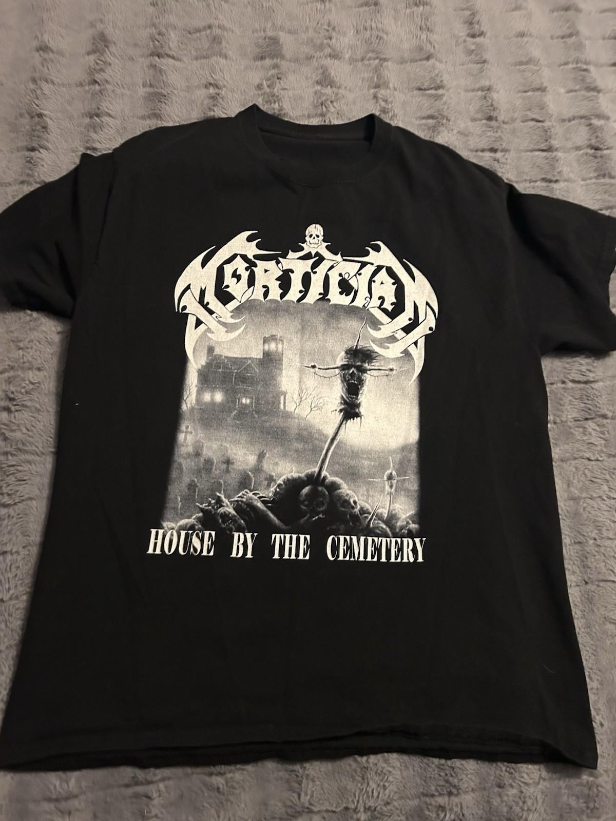 Retro Mortician House By The Cemetery Black Shirt Unisex S-5XL HRL620 L