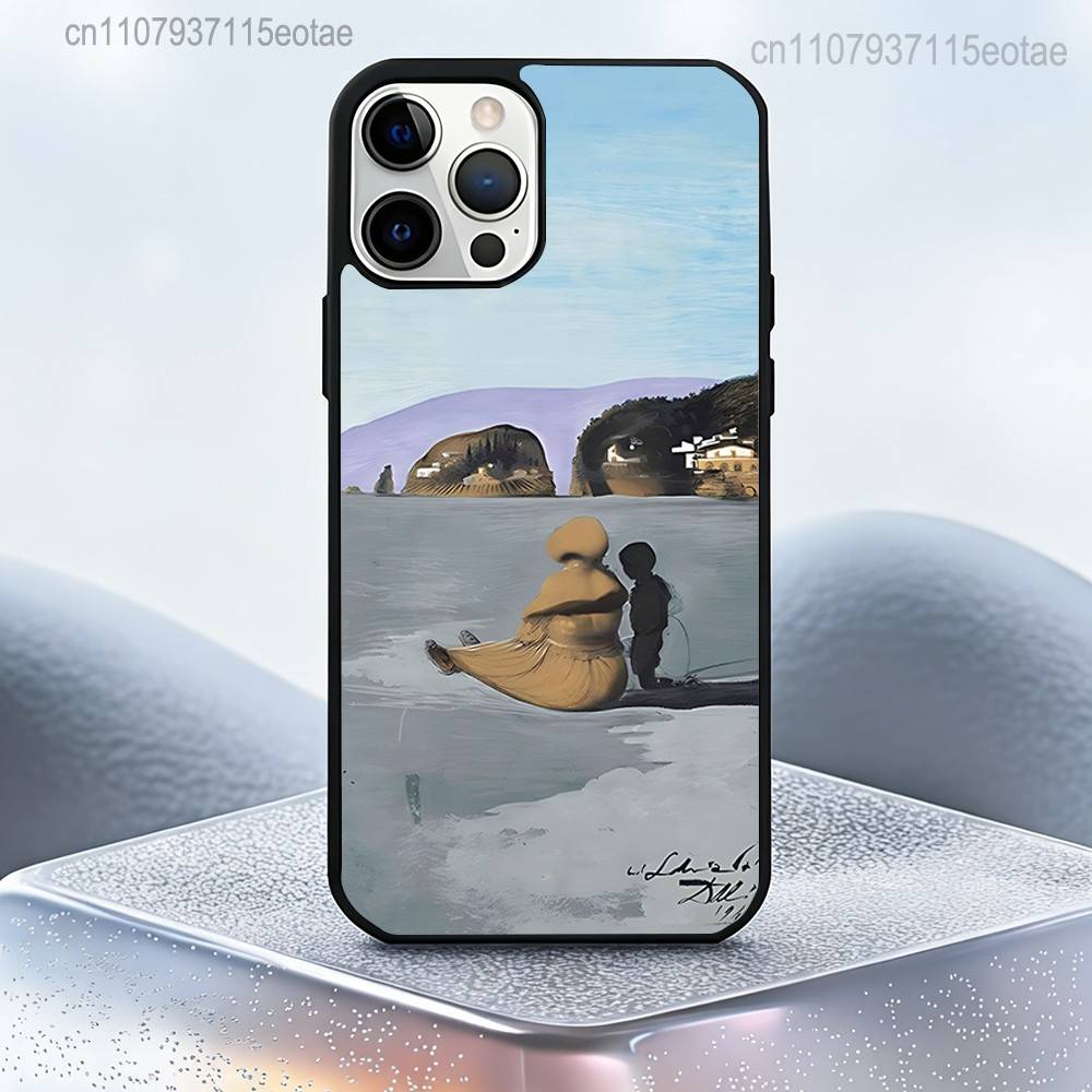 

S-Salvador Art D-Dali PAINTINGS Magnetic Wireless Charging Case For iPhone 11,12,13,14,15,16,17,Pro,Max,Plus Shockproof Cover iPhone16PRO