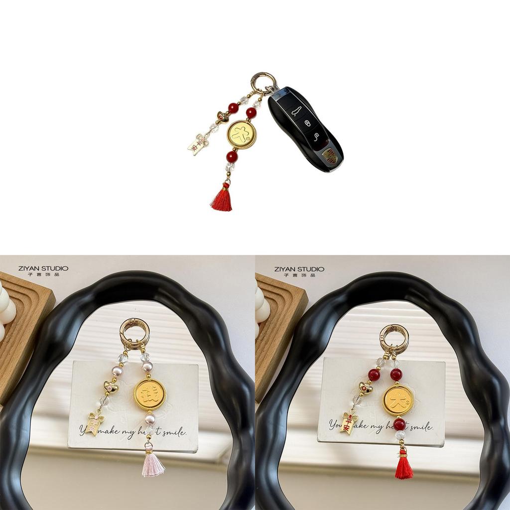 New Style Money Tree Pvc Phone Lanyard With Tassels For Men And Women