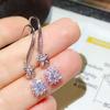BELLA BOX New Trendy Flower Drop Earrings For Women Dainty Pendent High Quality Wedding Bands Trend Earrings Female Jewelry