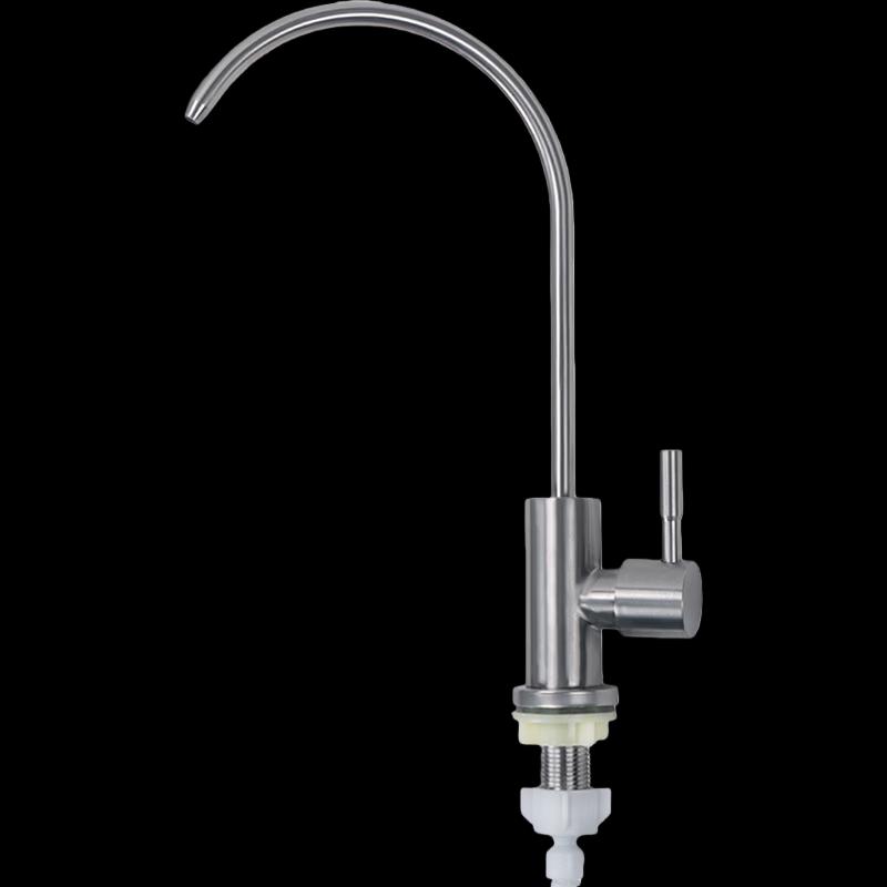 VEMUSE Black Stainless Steel Kitchen Sink Mixer Faucet