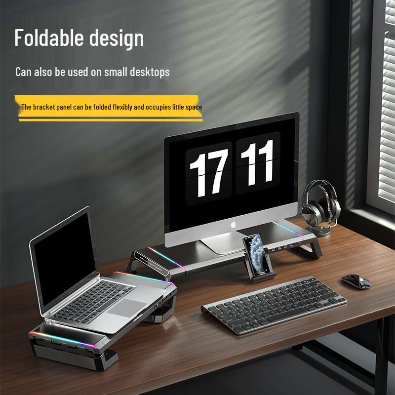 Multi-functional Monitor & Laptop Riser Stand