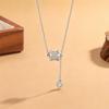 S999 Silver Slim Chain Necklace: Elegant High-End Clavicle Jewelry, Perfect Birthday Gift for Women, Girlfriends, or Best Friends.
