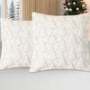 Multipurpose Christmas Pillow Cover Christmas Element Throw Pillows Cover for Home Room Sofa Couch Decoration