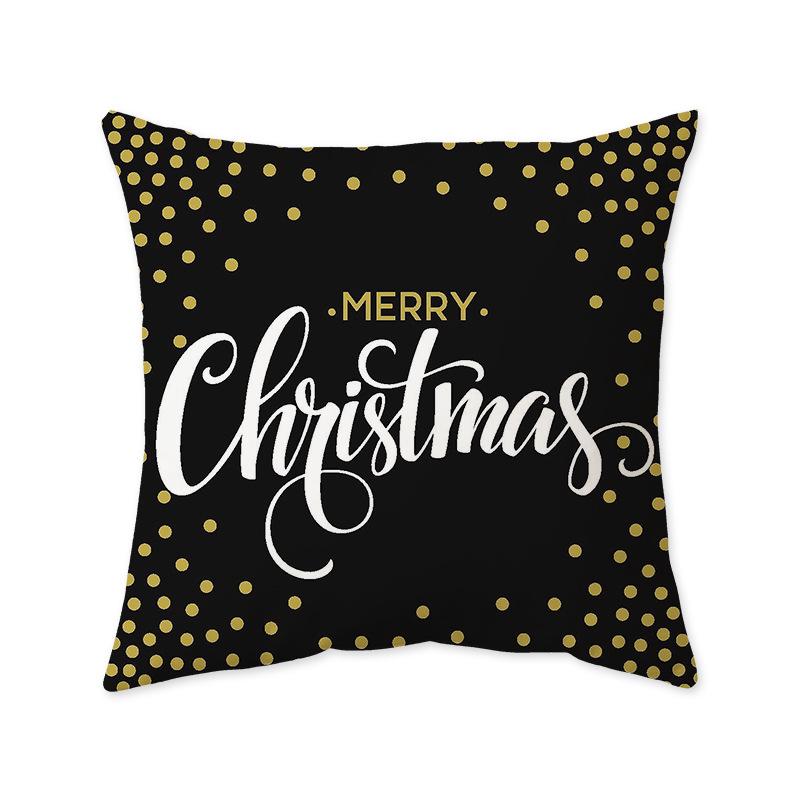 Cross-Border Christmas Festival Printed Cushion Cover for Sofa, Bedside, or Living Room
