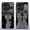 Funda Back Phone Cover Case for Xiaomi Redmi Note 14 14C 11 12 13C 10 9S 13 Pro Plus A4 Japanese Anime G-gojo