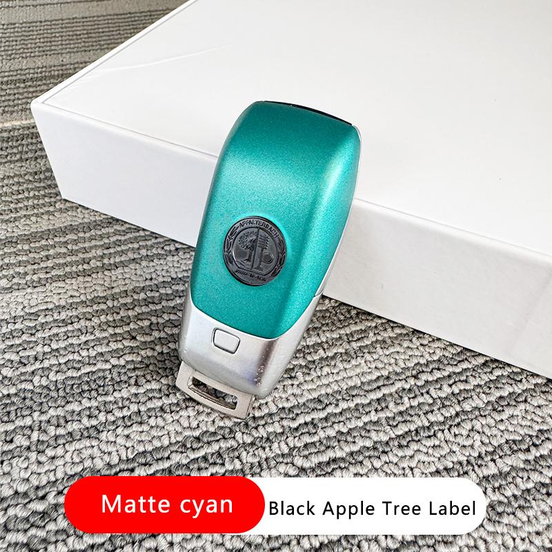 for Black Silver AFFALTERBACH Maybach Brabus Car Key Remote Accessories Key Case Shell Protective Sticker For Mercedes Benz AMG UYE6