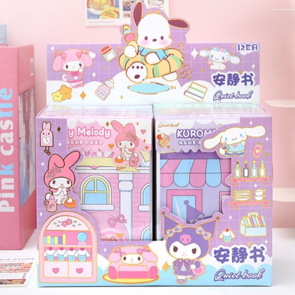

My Melody DIY Kuromi Busy Book Anime Activity Books KT Quiet Book Toys Dodo Book Girls