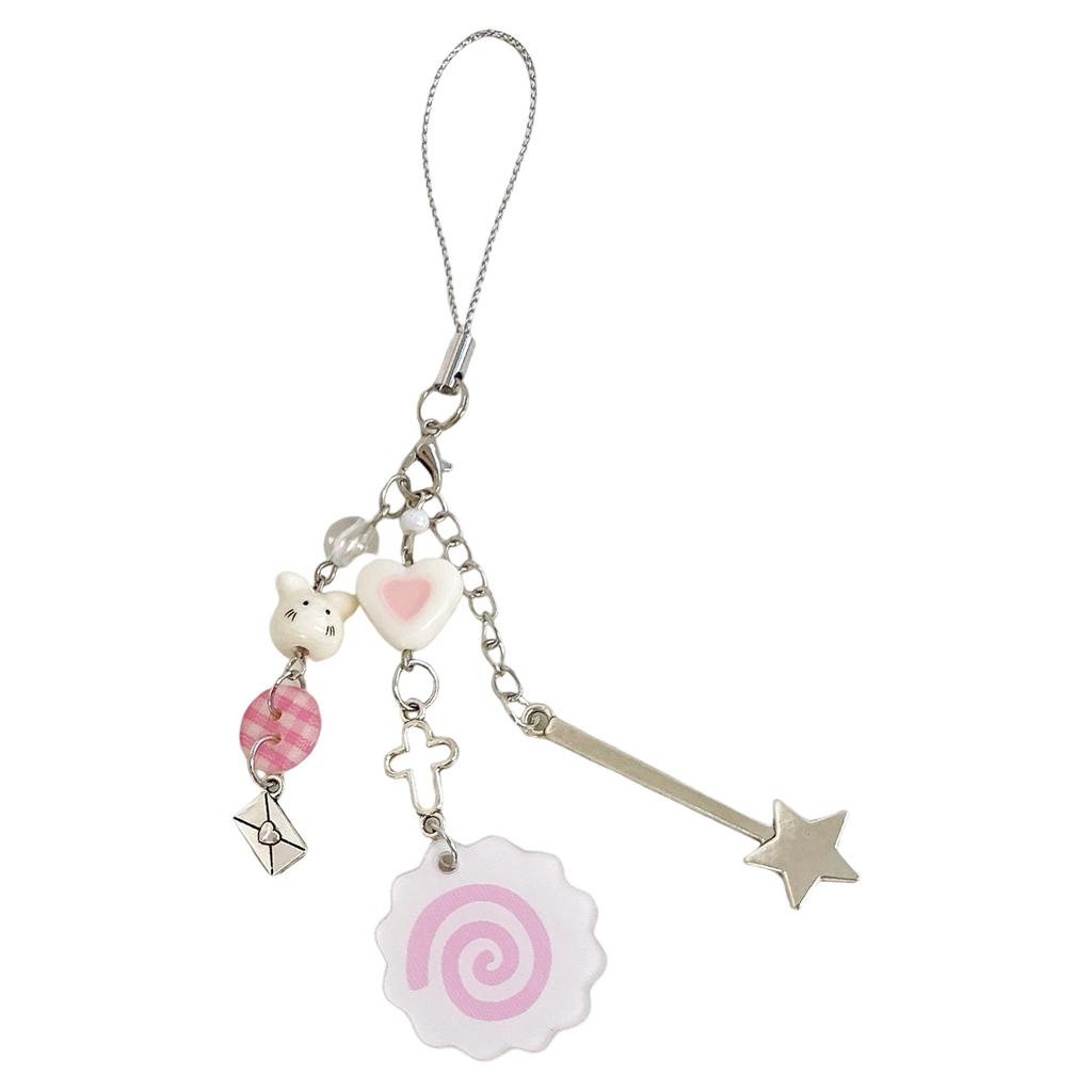 Camera Accessory Beaded Keyring with Strong Hook Travel Safety Key Holder Suitable for Backpack or Photography Gear