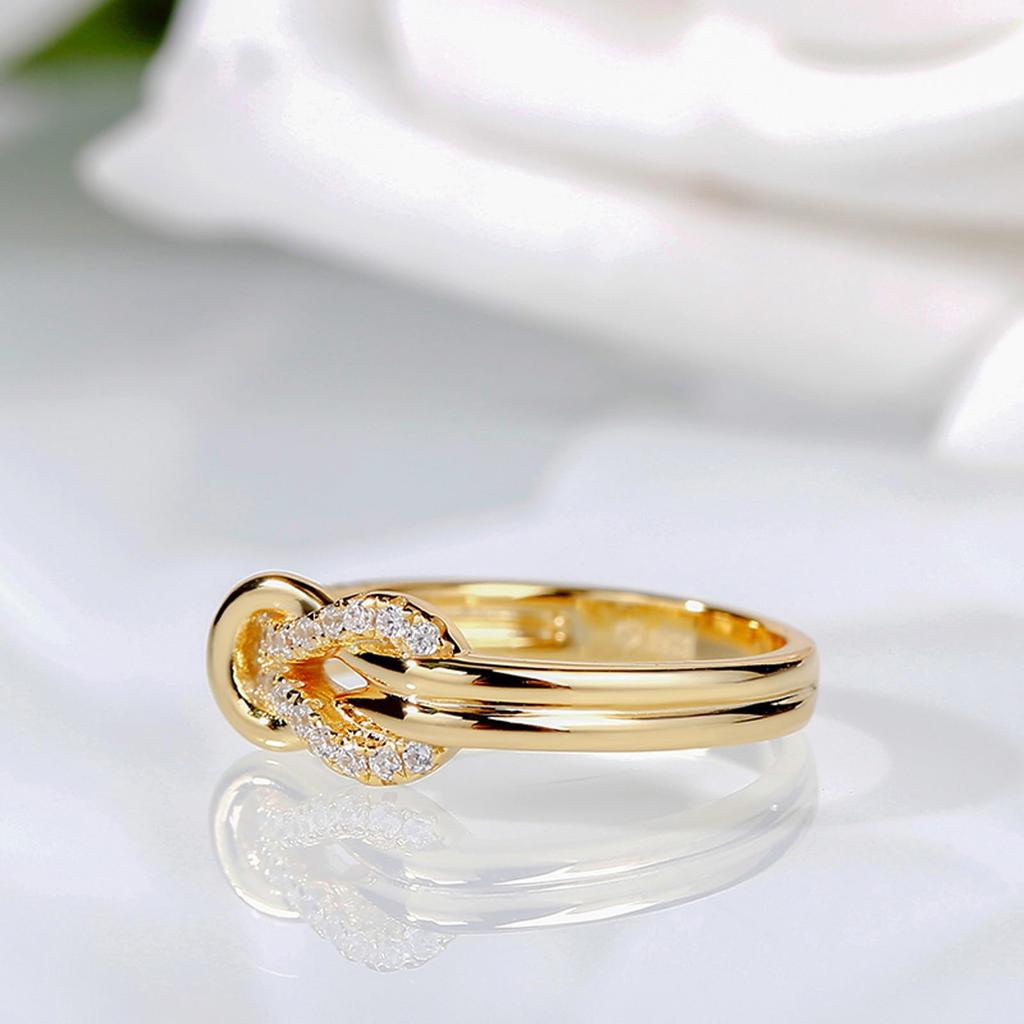 Jeulia Infinity Perfect as a Gift for an Anniversary or Birthday Women's Ring, Silver, Engraved,