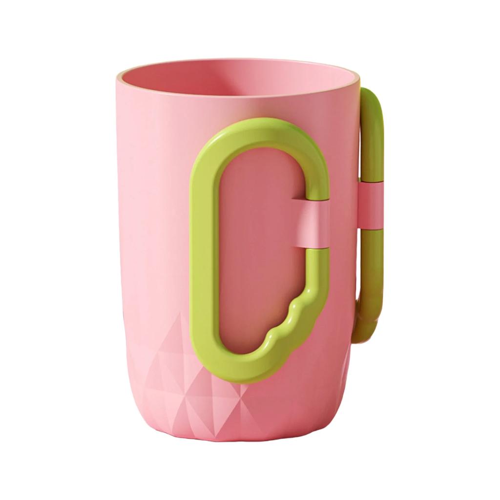 Cute Solid Color Ceramic Toothbrush Cup, Nordic Minimalist Bathroom Tumbler for Home Dorm Kids