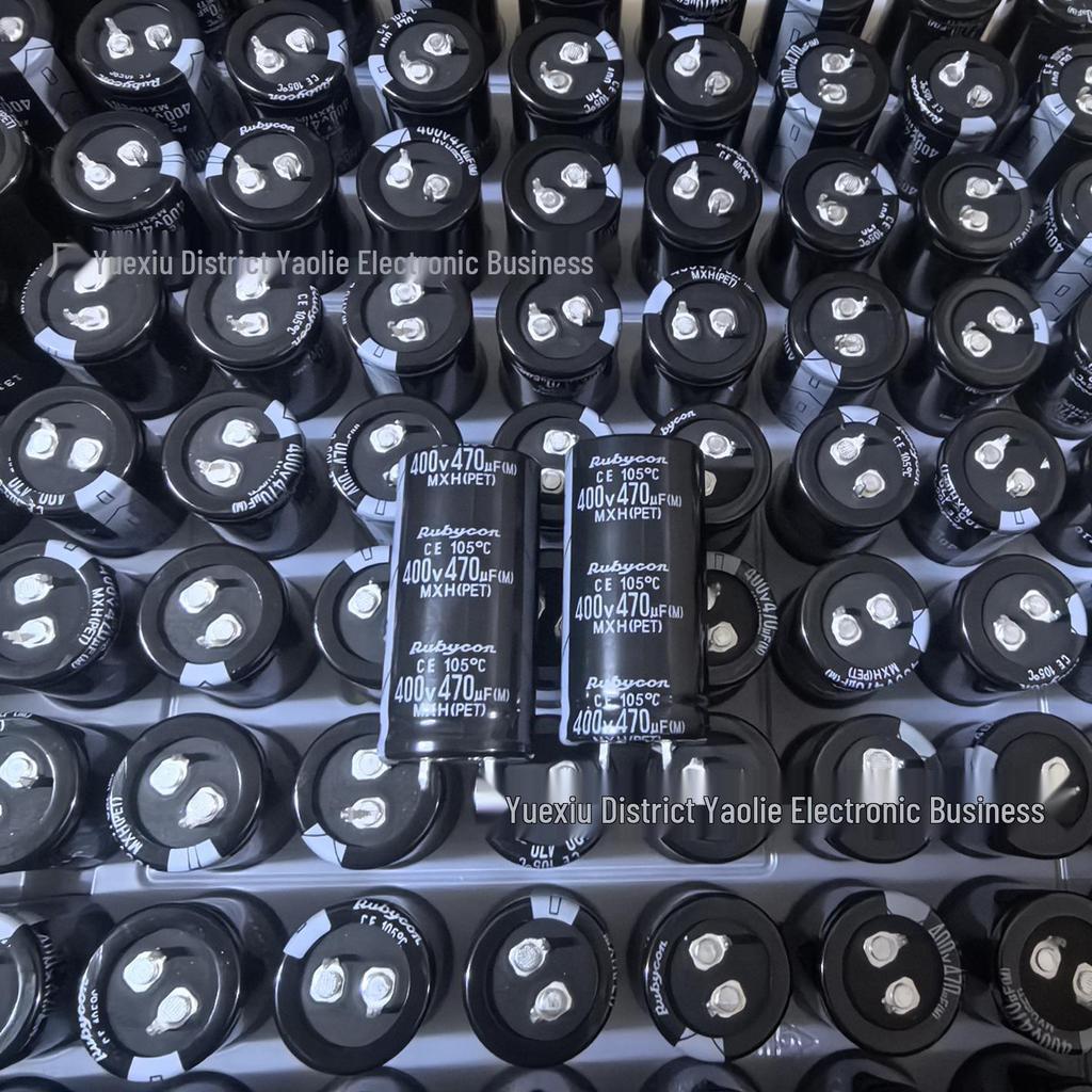 Rubycon 400V 470uF 25×50mm Inverter Welder Frequency Converter Capacitor