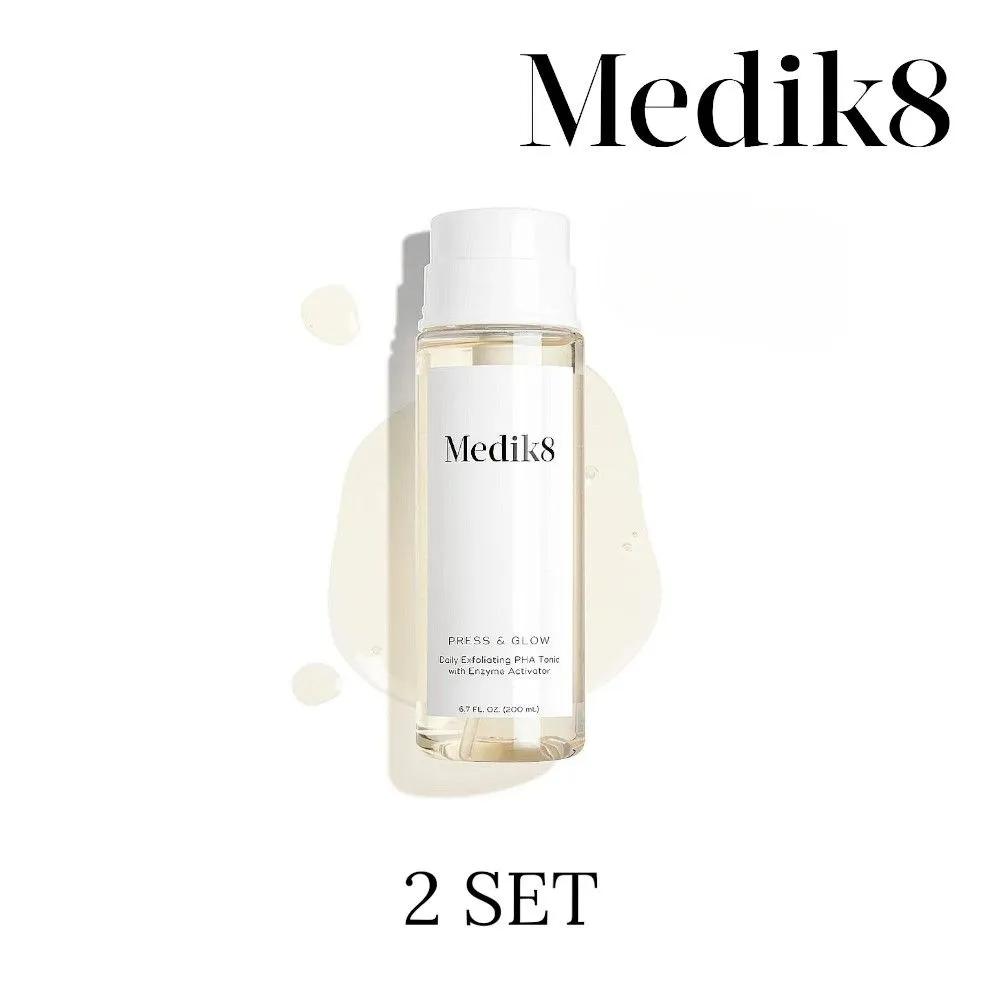 

Medik8 Press & Glow PHA Toner 200ml (2 bottles) Exfoliating Toner