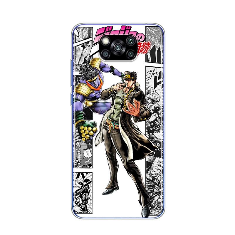 JoJo's Bizarre Adventure JoJo For Xiaomi Poco X3 NFC C3 F2 F1 M3 M2 X2 11 10T Note 10 8 Mi Play A2 5 Lite Pro Phone Case