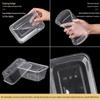 Rectangular Disposable Plastic Food Containers with Lids