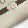 [Pre-Owned] Print Vintage Logo Wristband Leather Clutch - Very Good #B9GEJT