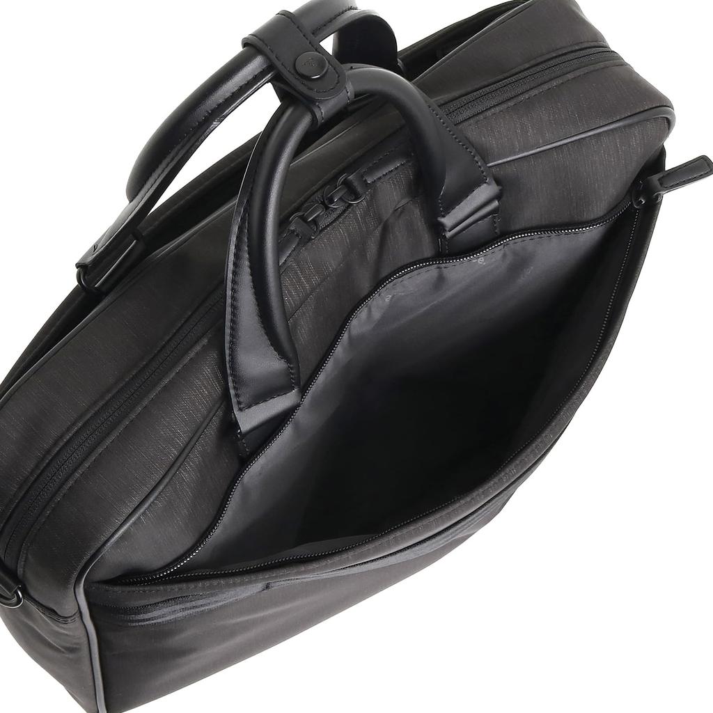 Business Compatible with Inch Can Hold A4 Size Strong Water Repellent Teflon Treatment Black [Ace Gene] Bag, 14.0 PC, [Stain Resistant, Treatment]