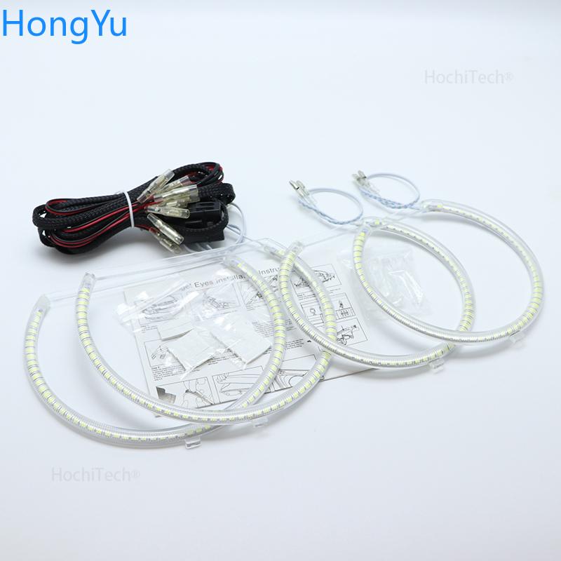 Smd Led Angel Eyes Kit Excellent Ultra Bright Illumination DRL Daytime Running Lights for BMW E53 X5 2000 2001 2002 2003